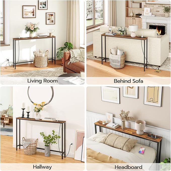 HOOBRO 47.2" Narrow Console Table - Image 9