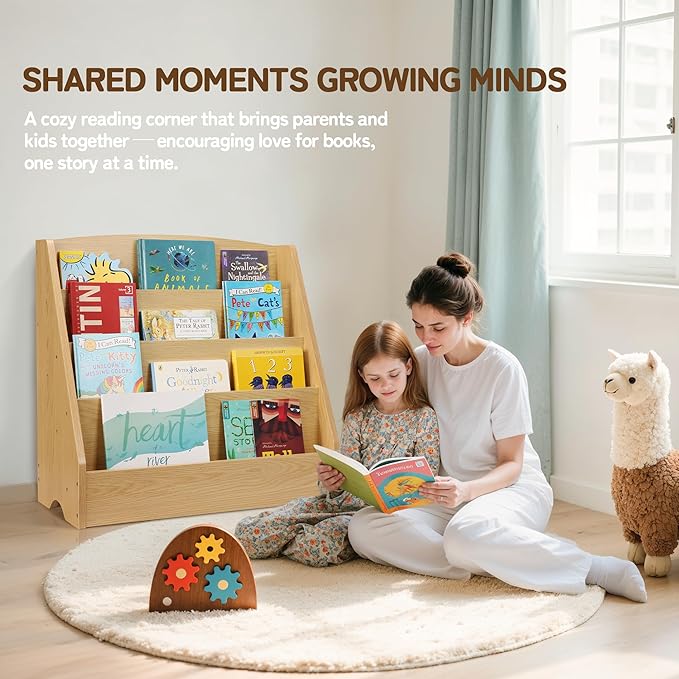 TOETOL 4-Tier Kids Bookshelf - Image 6