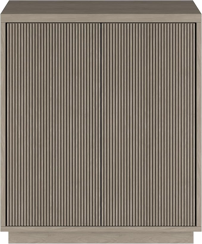 Henn&Hart 28" Wide Rectangular Accent Cabinet in Gray, - Image 7