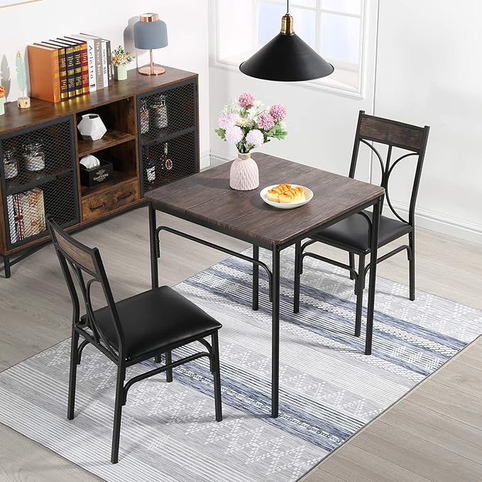 VECELO Kitchen Dining Room Table Set - Image 4