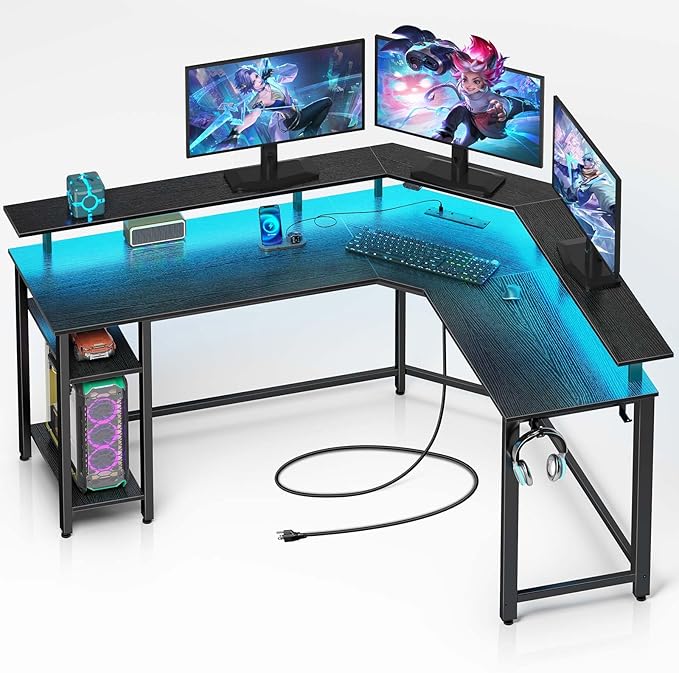 Rolanstar L Shaped Gaming Desk by Rolanstar