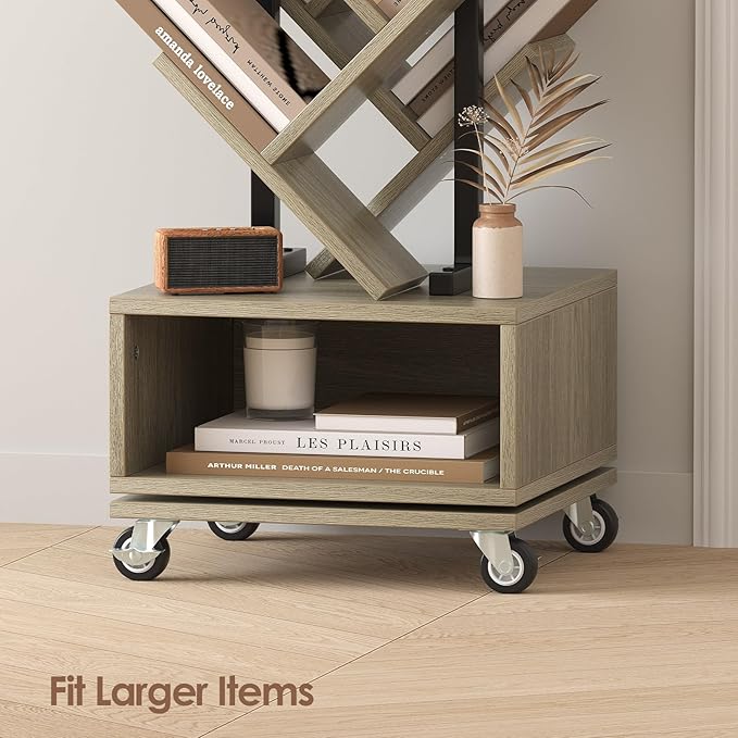Double Sided Rotating Tree Bookshelf - Image 2