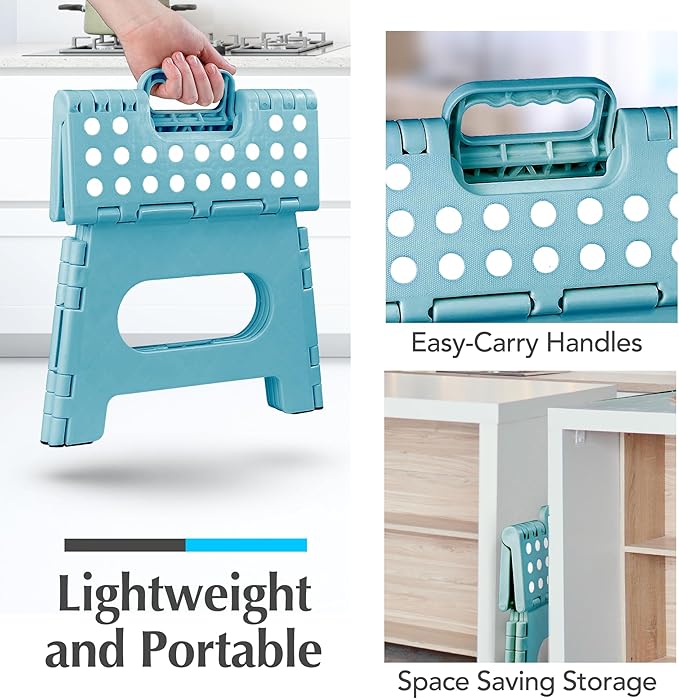 Handy Laundry - Folding Step Stool - Sturdy Enough Collapsible Stool to Support - Image 7