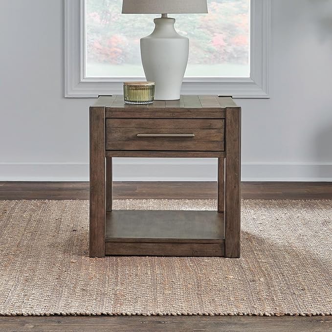 Liberty Furniture Broadmore Living Room Drawer End Table by LibertyFurniture