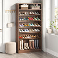 Tribesigns Tall Shoe Cabinet, 9 Tiers 40-45 Pairs Heavy Duty Wood Freestanding by Tribesigns