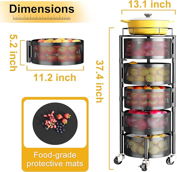 SNTD Fruit and Vegetable Basket Bowls - Image 3