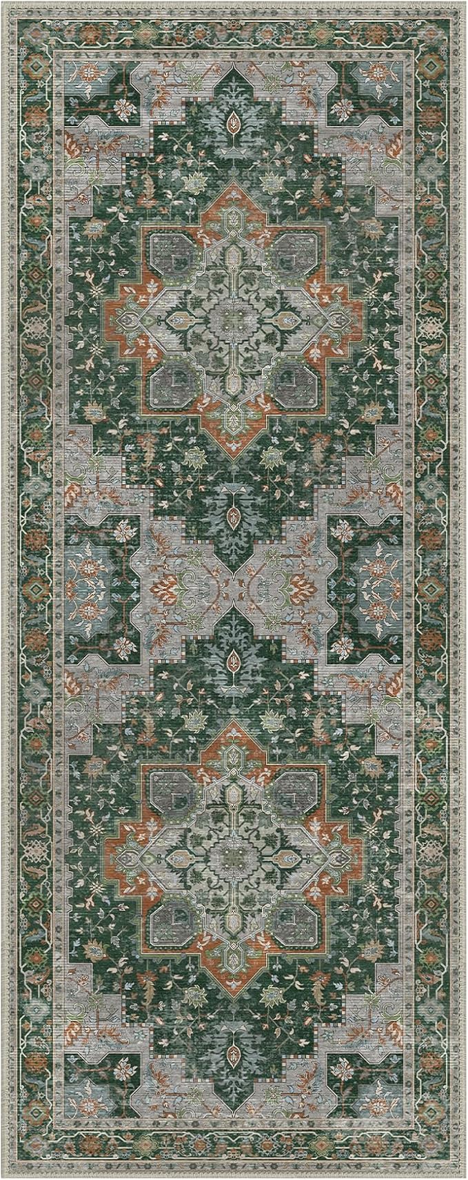 GENIMO 2x5 Runner Rugs for Hallway, Machine Washable Non Slip Vintage Rugs - Image 7