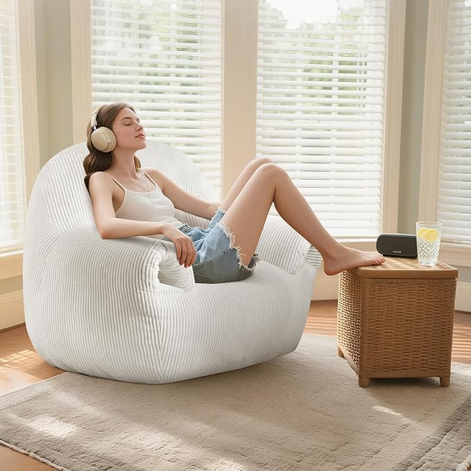 DAICO Bean Bag Chairs for Adults Oversized BeanBag Chair - Image 4