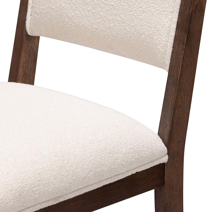 Plank+Beam Sereno Bar Stool, Sturdy Wood Modern Kitchen Bar Height Stool - Image 6