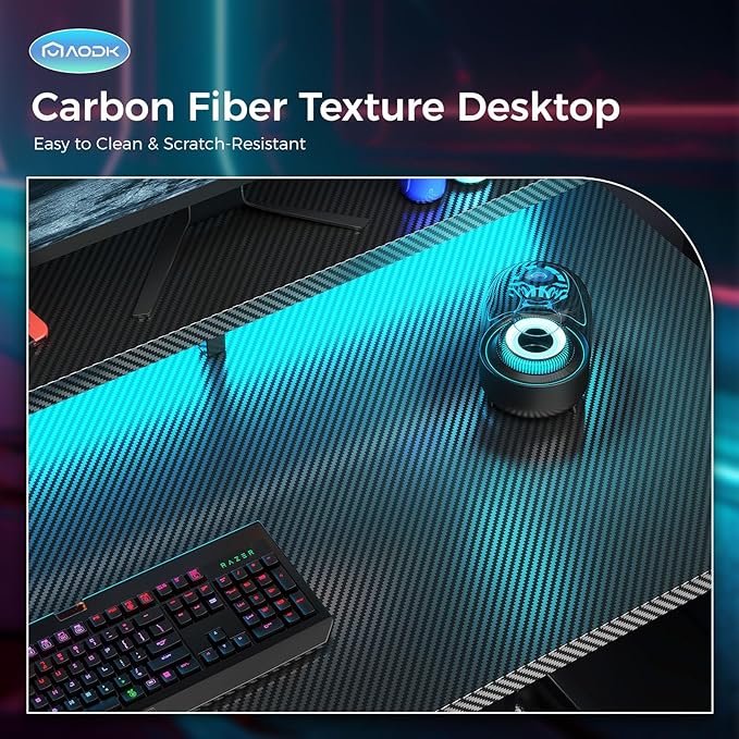 AODK Computer Desk, 48 Inch Gaming Desk - Image 6