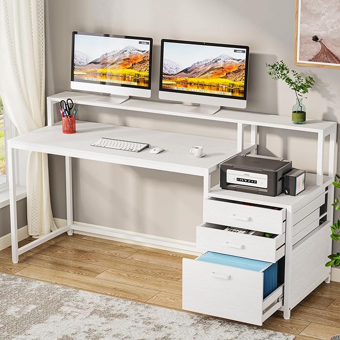 Tribesigns 63 Inch Computer Desk by Tribesigns