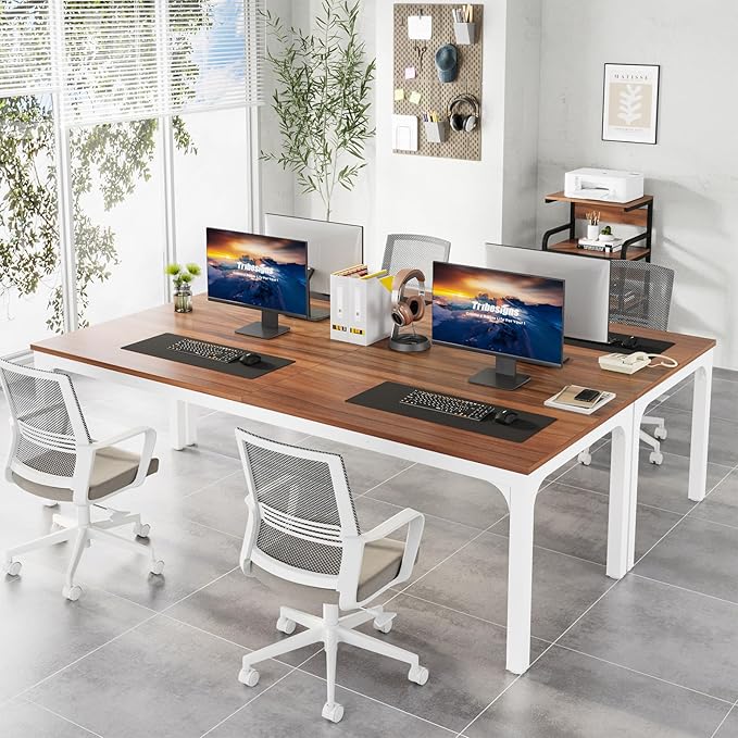 Tribesigns 78.7 Inches Extra Long Computer Desk 2 Person Desk, Double Long Desk - Image 5