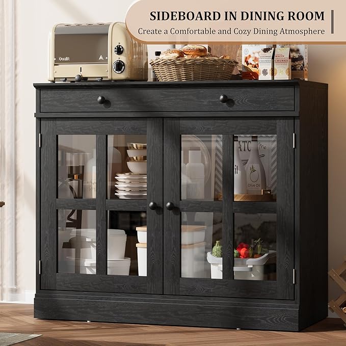 GarveeHome 35.4" Sideboard Buffet Cabinets - Image 6