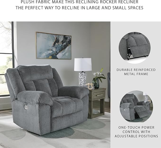 Signature Design by Ashley Tip-Off Casual Wall Hugger Power Recliner - Image 5