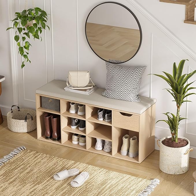 DINZI LVJ Shoe Storage Bench - Image 8