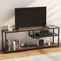 TECHMILLY Modern TV Stand for 55" TV, TV Table by TECHMILLY