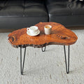 Live Edge Coffee Table, Natural Wood Coffee Table by Unknown