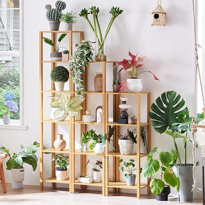 54in Tall Bookshelf 5-Tier Small Narrow Bookcase, Skinny Book Shelf - Image 5