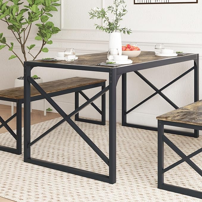VECELO Kitchen Dining Table Set - Image 4