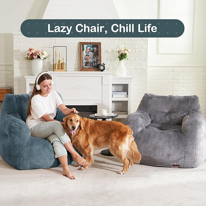 Hobestluk Bean Bag Chair for Adult Small Bean Bag Chairs - Image 4