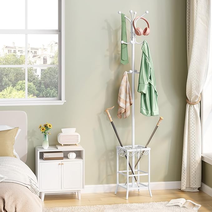 Hoctieon Coat Rack Freestanding, Coat Tree - Image 5