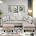 Convertible Sectional Couch, Large L Shaped Couch by ChicFurnit