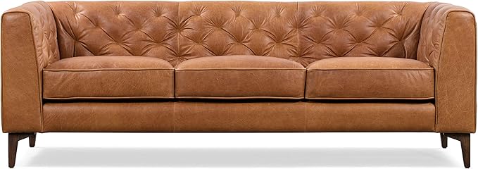 POLY & BARK Essex Sofa in Full-Grain Pure-Aniline Italian Tanned Leather in by POLYBARK