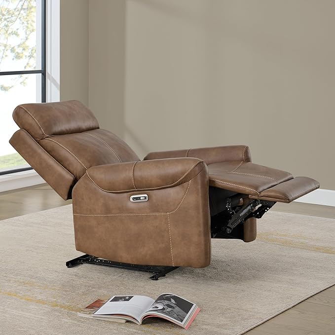 Leather Recliner Chair for Adults Wall Hugger RV Recliner - Image 2