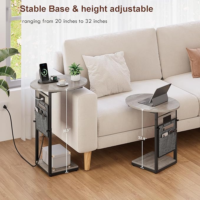 Vagusicc C Shaped End Table - Image 9