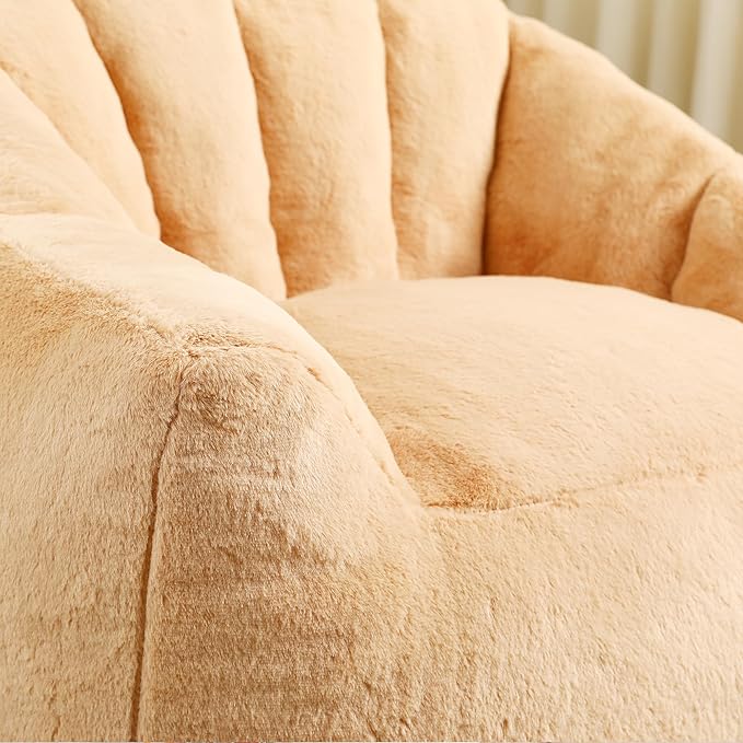 Furniliving Bean Bag Chair, Giant Bean Bag Chair Stuffed Floor Sofa - Image 6