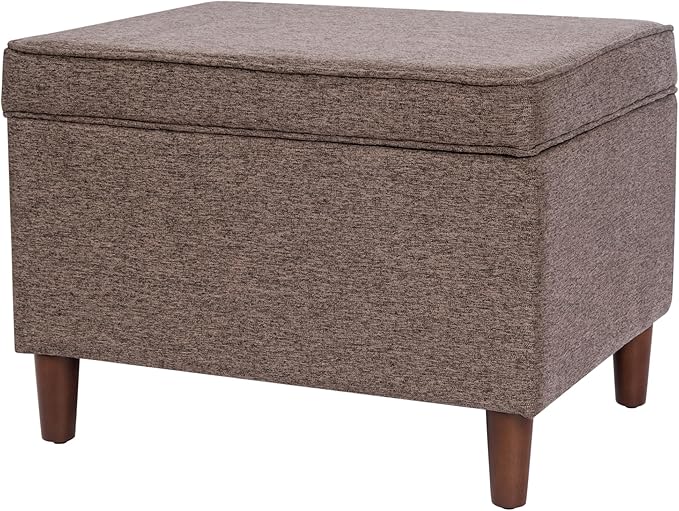 Home Decor | Dinah Collection Modern Storage Ottoman | Ottoman - Image 11