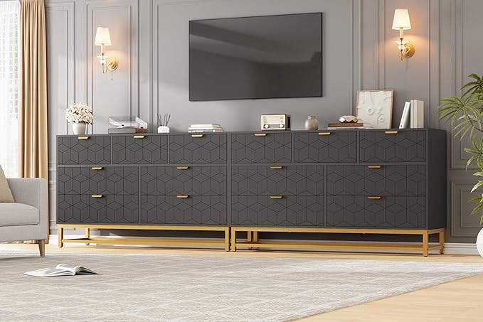 GAOMON Dresser for Bedroom, 53.5" Wide Dresser Organizer, 7 Drawer - Image 4