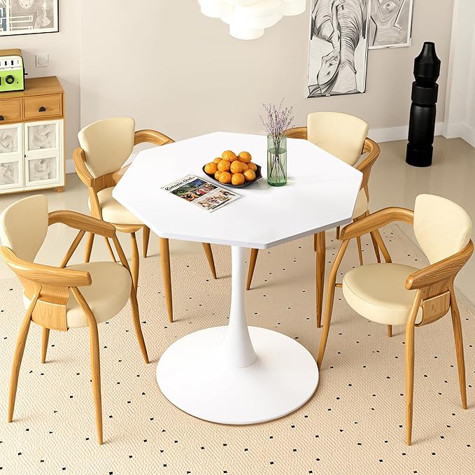 Dining Table for 2-4, 31.5" Kitchen Table Space Saving, Modern Tables for - Image 6