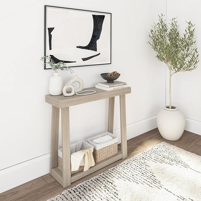 Plank+Beam Solid Wood Console Table by PlankBeam