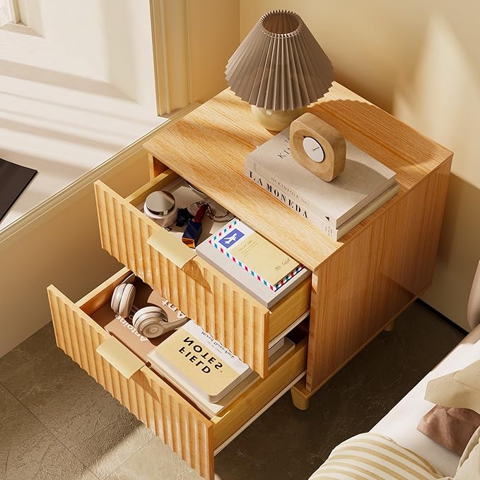 Urban Deco Fluted Nightstand - Image 4