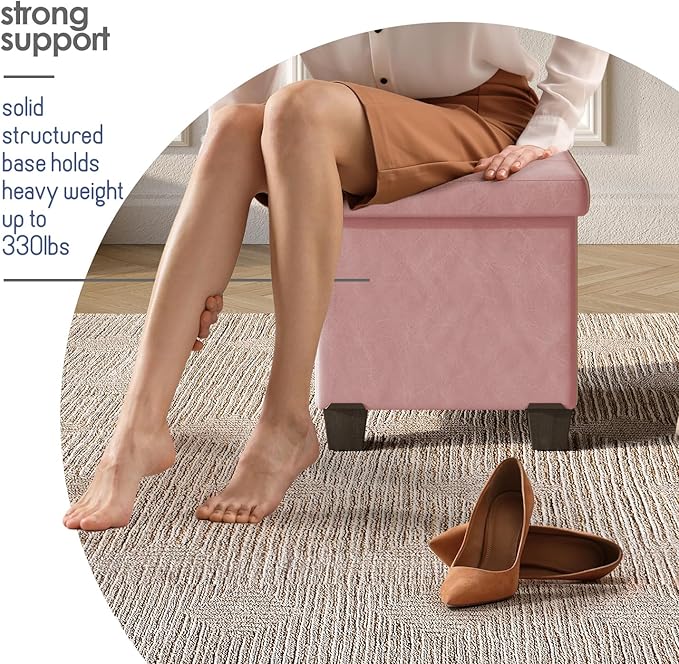 STORAGEBUD Storage Ottoman Cube - Image 5