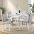 Dining Table Set for 4, 5-Piece Kitchen Table & Chairs Set by ChicFurnit