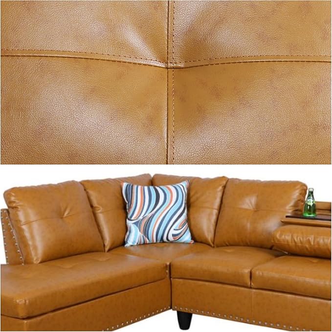 L-Shaped Sectional Sofa, Modern Sectional Couches Home Sofas - Image 6