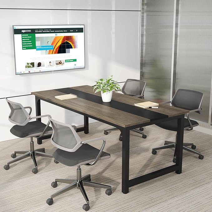 Tribesigns Modern Computer Desk, 70.8 x 31.5 inch Large Office Desk Computer - Image 4