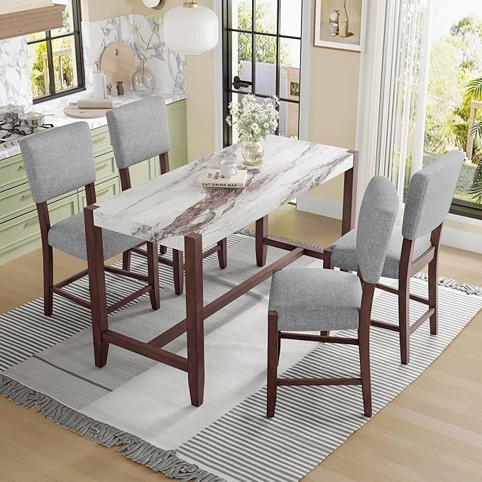 Ball & Cast 5-Piece Dining Table Set by BallCast