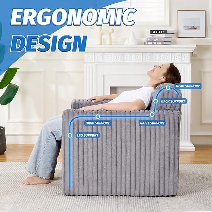 HABUTWAY Giant Bean Bag Chairs for Adults - Image 4