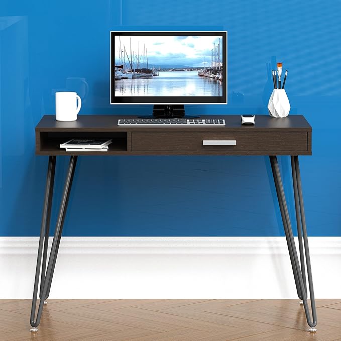 SHW Home Office Computer Hairpin Leg Desk - Image 2