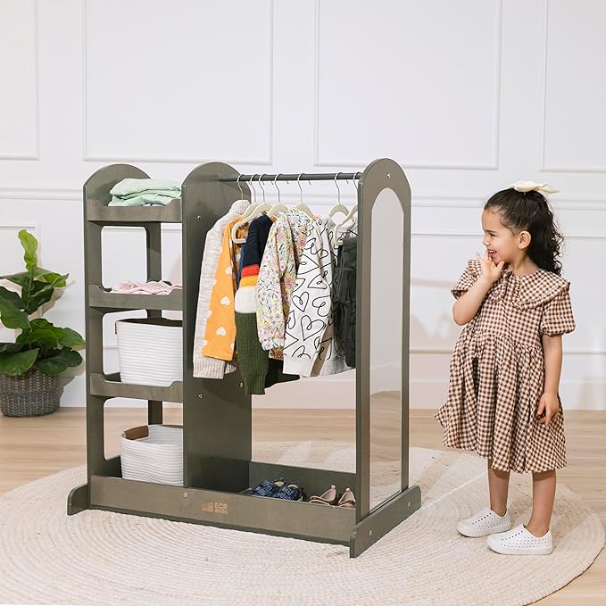 ECR4Kids Dress Up Center with Mirror, Costume Organizer - Image 9