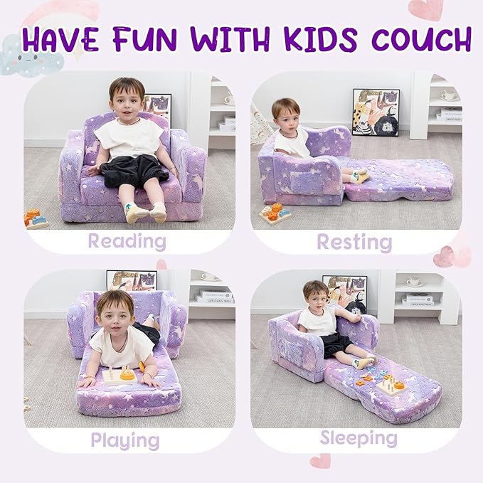 Comfy Toddler Couch and Chair for Kids - Image 8
