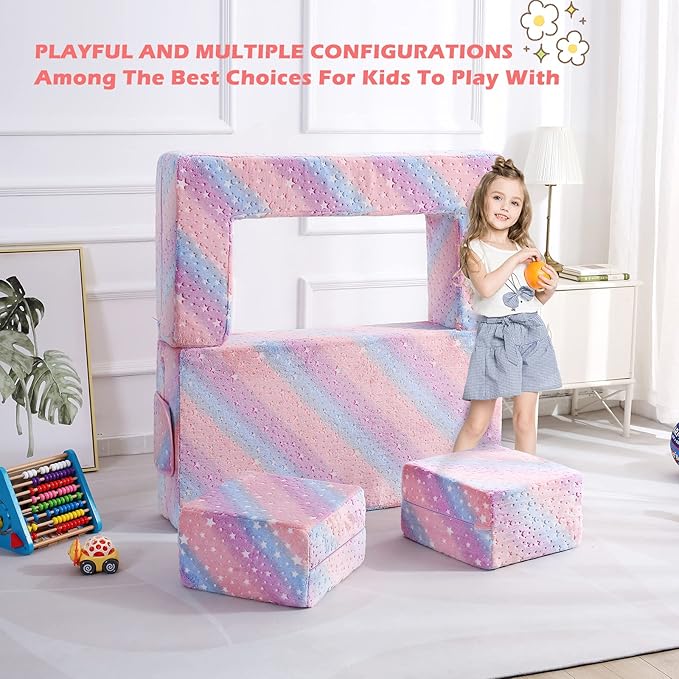 Kids Couch, Glow in The Dark Modular Explore Sofa - Image 5