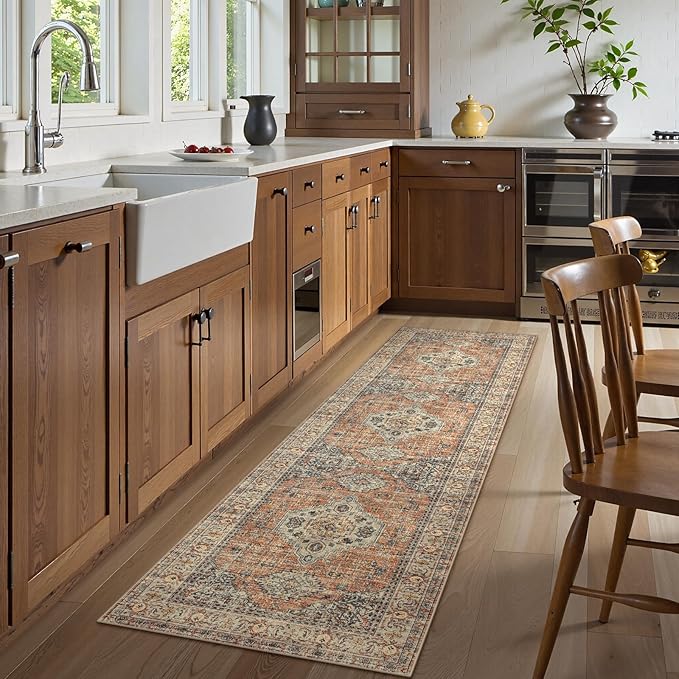 Lahome Oriental Washable Runner Rug Non Slip, 2x7 Rug Runners - Image 3