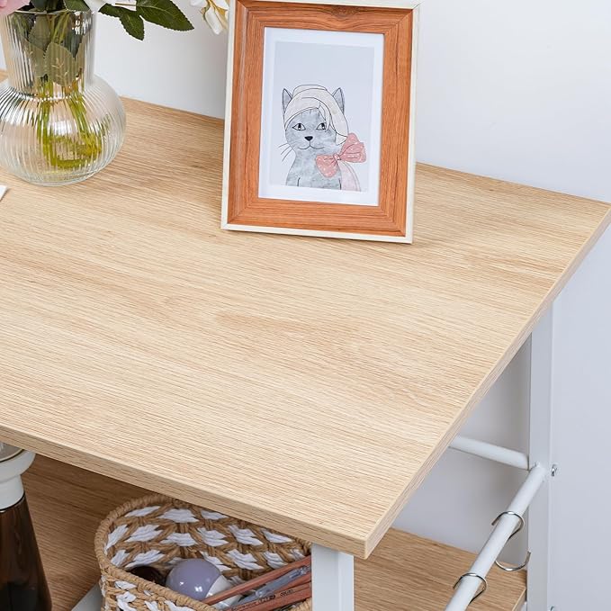 HOOBRO Kitchen Island with Storage, Kitchen Island Table with Power Outlet - Image 8