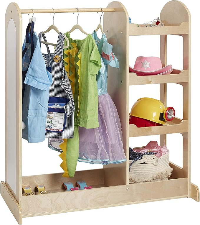 ECR4Kids Dress Up Center with Mirrors, Costume Organizer - Image 12