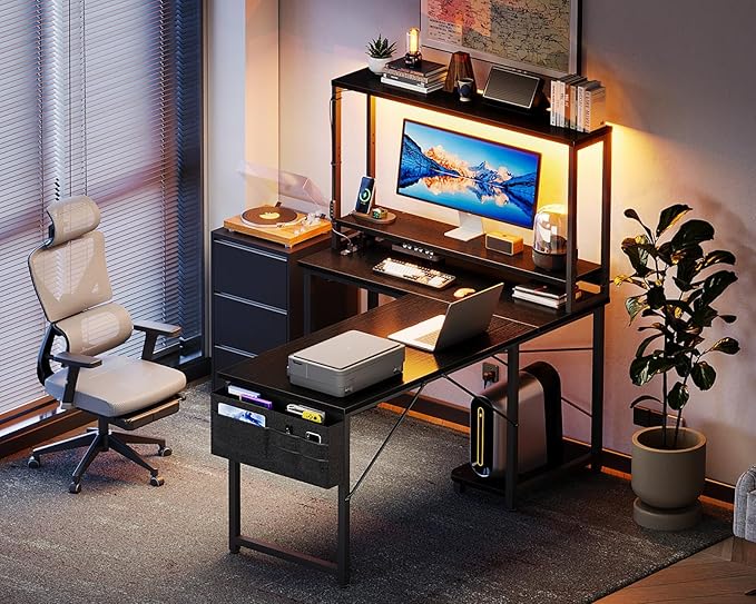 AODK L Shaped Desk Gaming Desk - Image 8
