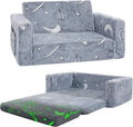 Toddler Couch, Toddler Chair, 2-in-1 Baby Seat Furniture Fold Out, Convertible by inhand